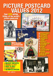 picture postcard values 2012