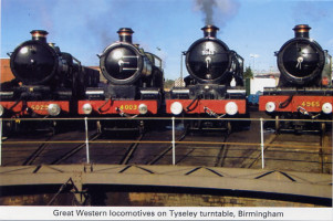 26 GWR locos at Tyseley