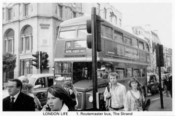 1 Routemaster bus, The Strand