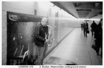 2 Busker, Westminster under ground station