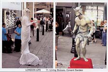 11 Living  Statues, Covent Garden
