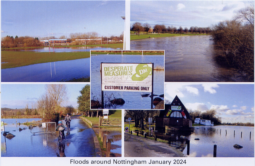 26 Floods around Nottingham January 2024