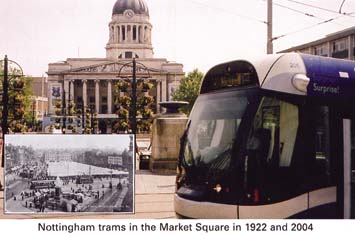 11 Trams in Market Square 1922/2004*