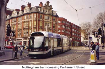 12 Tram crossing Parliament Street
