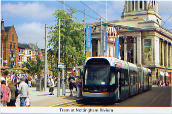 30 Tram at Nottingham Riviera