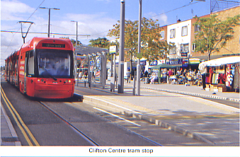 43. Clifton Centre tram stop