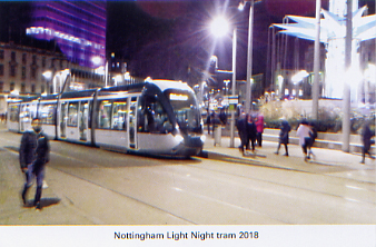 50. Light night tram