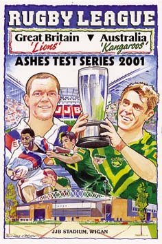 4 GB v Australia Rugby League 2001
